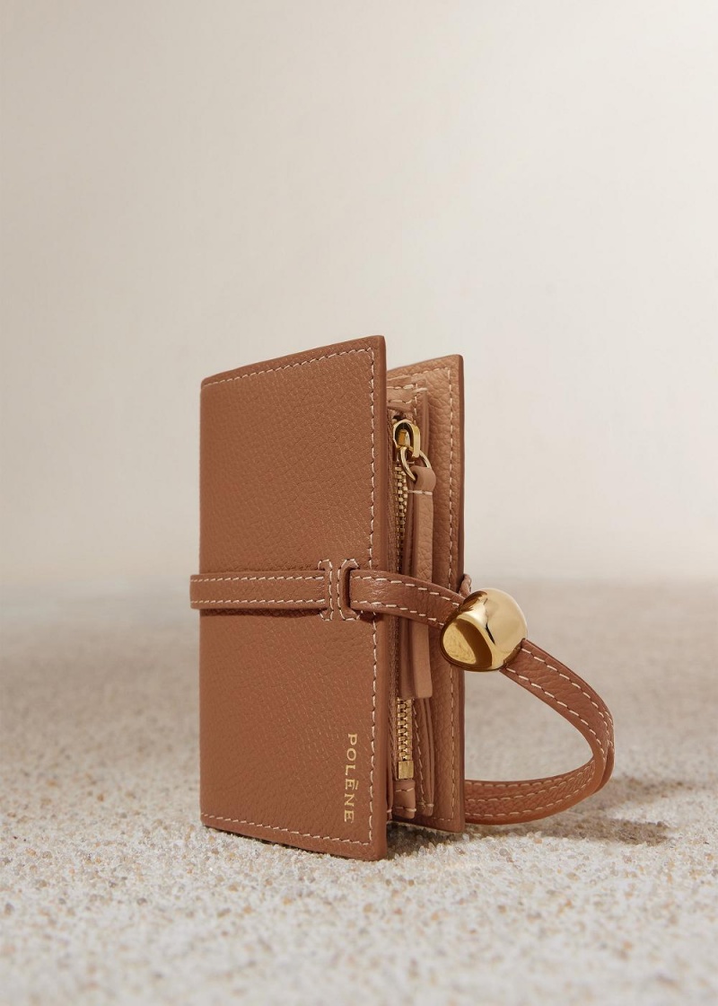 Polene Kayé Card Holder Brune | Danmark_P48006