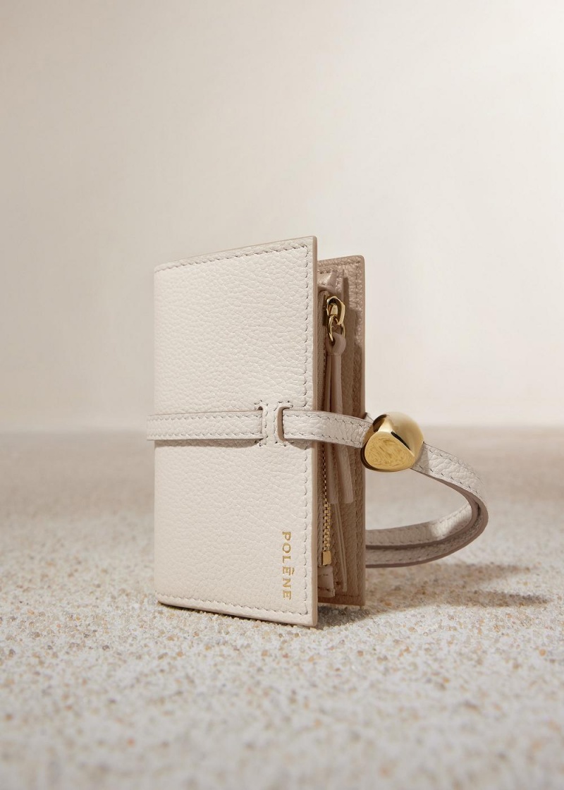 Polene Kayé Card Holder Hvide | Danmark_P15244