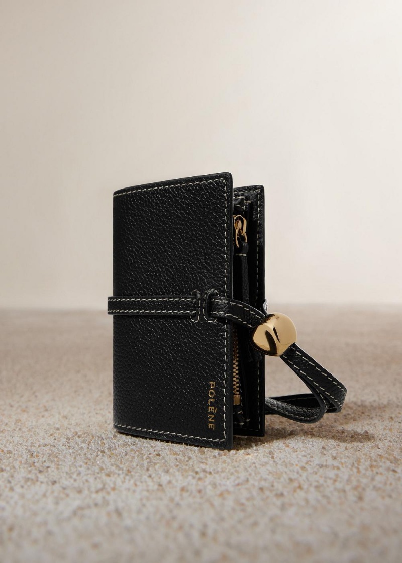 Polene Kayé Card Holder Sort | Danmark_P54937