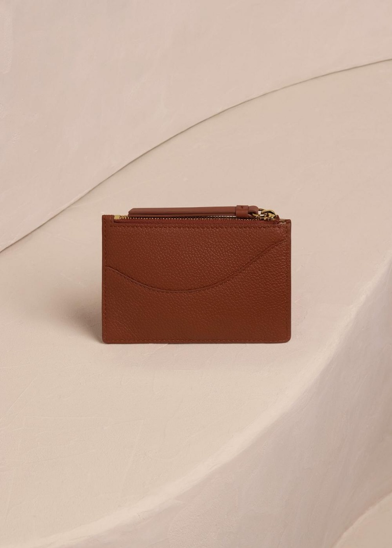 Polene Sierra Mini Pouch Brune | Danmark_P84593