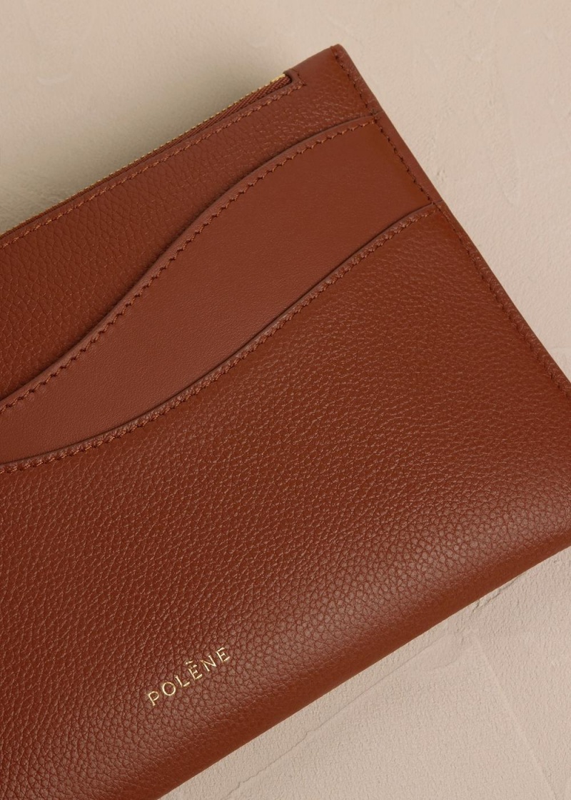 Polene Sierra Pouch Brune | Danmark_P32977