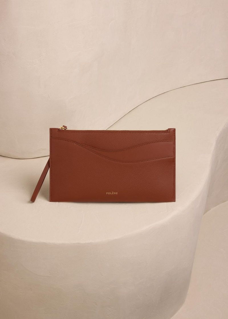 Polene Sierra Pouch Brune | Danmark_P32977