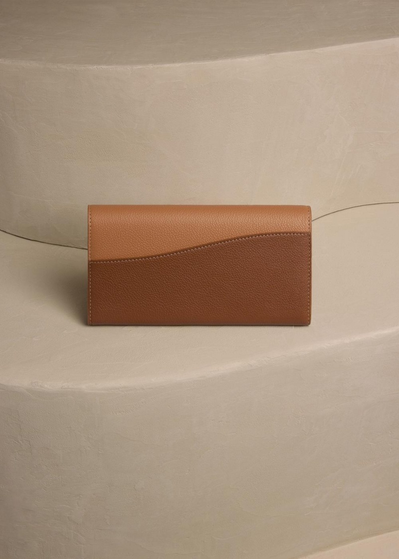 Polene Sierra Wallet Brune | Danmark_P81842