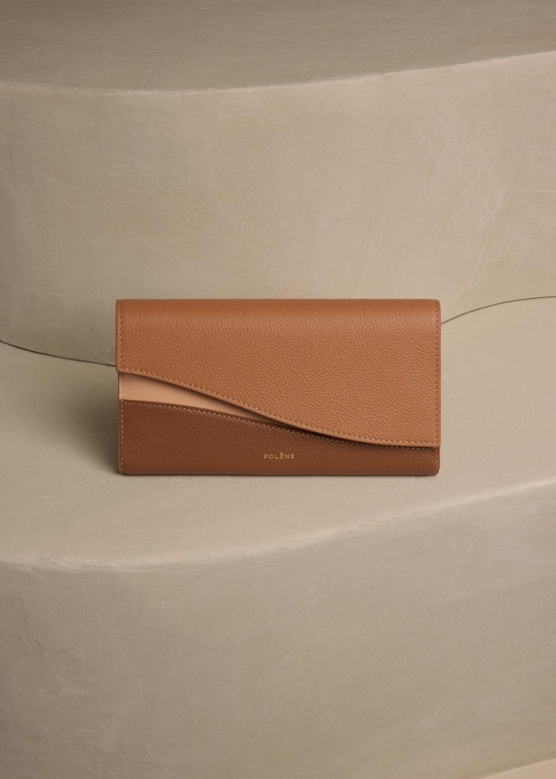 Polene Sierra Wallet Brune | Danmark_P81842